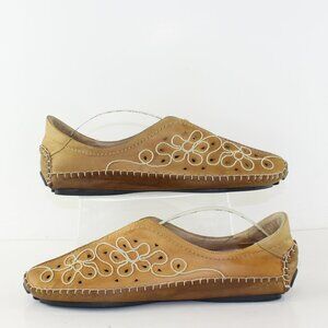 Pikolinos Tan Leather Loafer Slip On Shoes (EU 40 / 9.5 US)